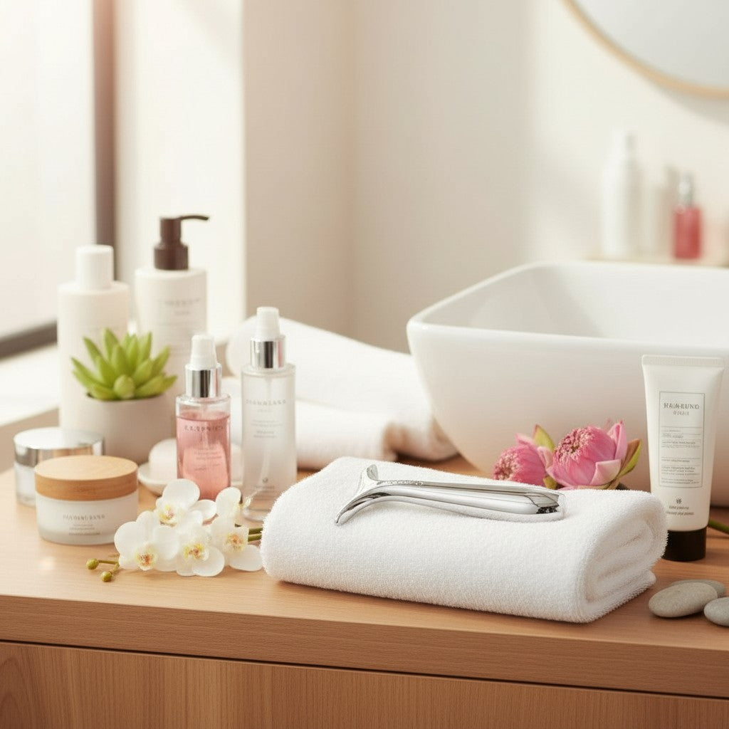 Mica neck and décolleté massager 