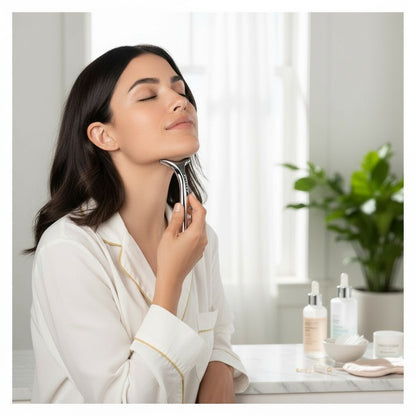 Mica neck and décolleté massager 